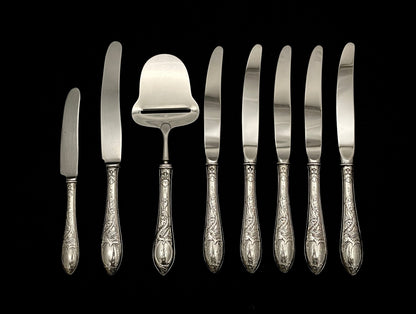 Dragon silver various parts in 830s new and old model by Th Marthinsen