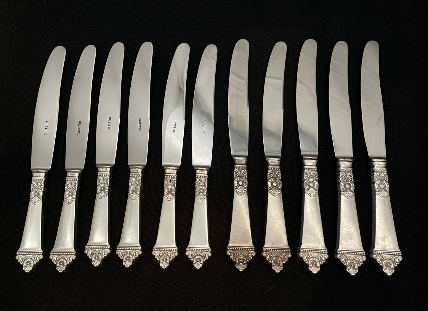 Store sølvkniver i Odel i 830s