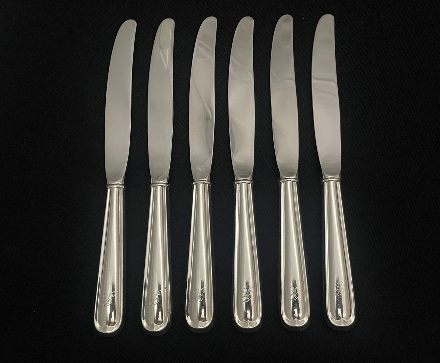 Jubileum sølvbestikk kniver i stor størrelse 23.0cm i 830s