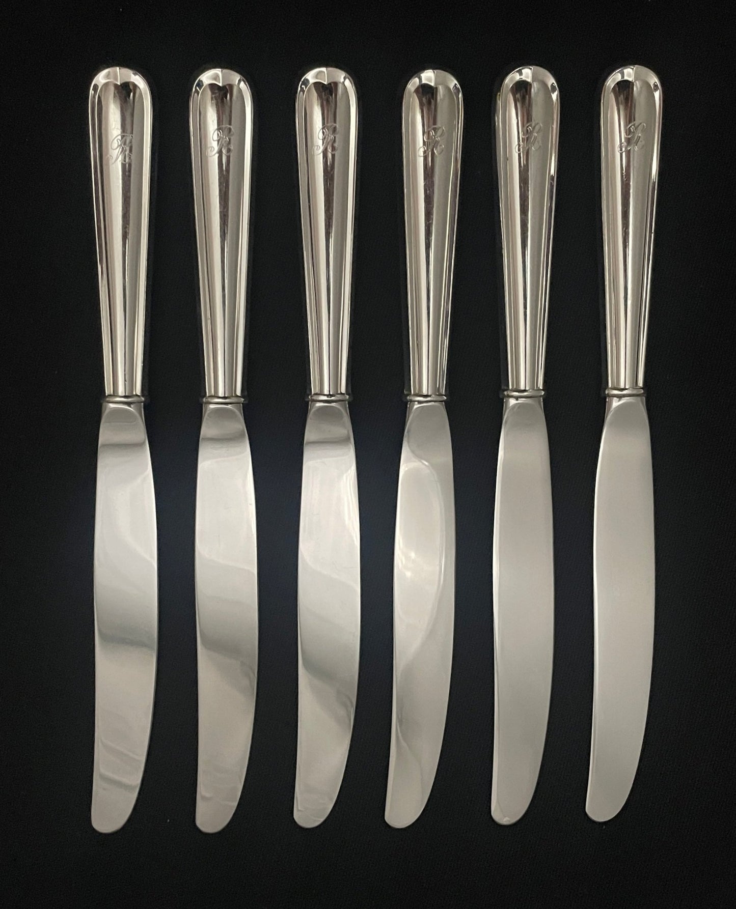 Jubileum sølvbestikk kniver i stor størrelse 23.0cm i 830s