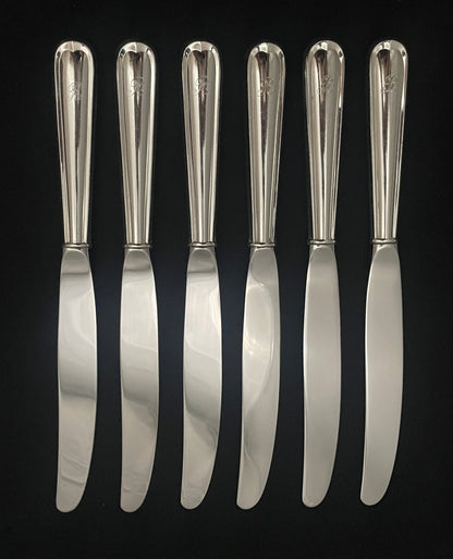 Jubileum sølvbestikk kniver i stor størrelse 23.0cm i 830s