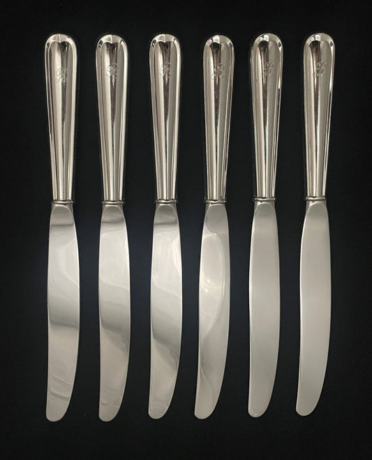 Jubileum sølvbestikk kniver i stor størrelse 23.0cm i 830s