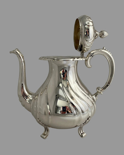 Kaffekanne Anitra Sølv i 830s av Th Olsens EFTF Magnus Aase detalj