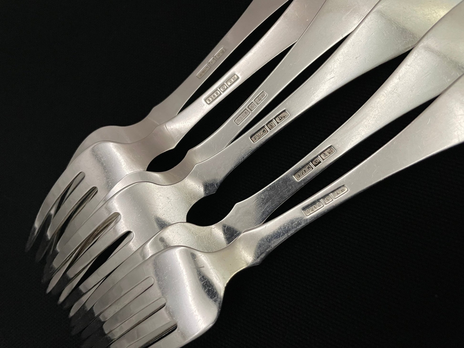 Laila Sølvbestikk Gaffel bakside