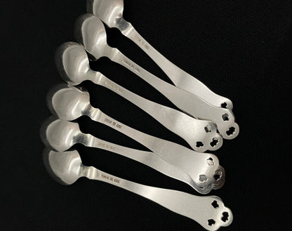 Laila Sølvbestikk kaffeskje bakside 