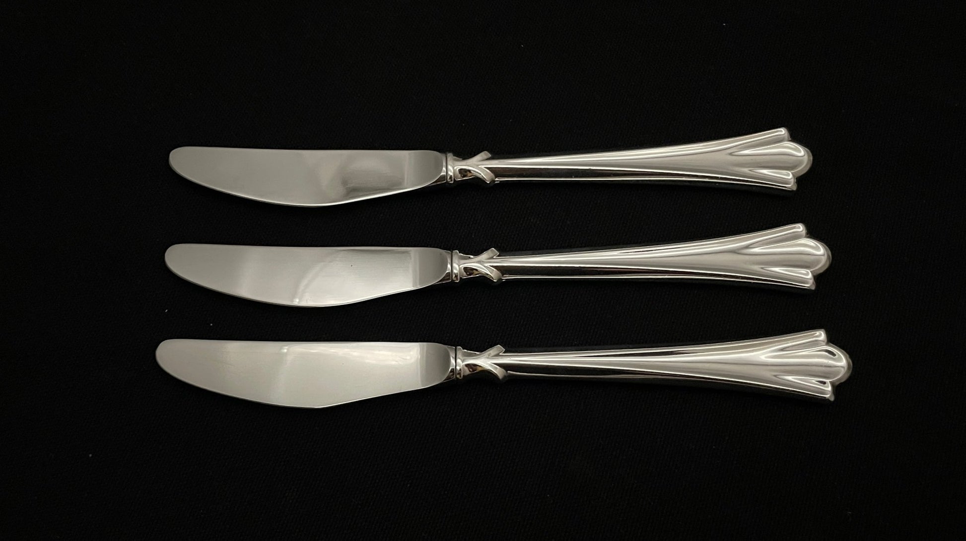 Lilje Sølvbestikk kniv med langt skaft