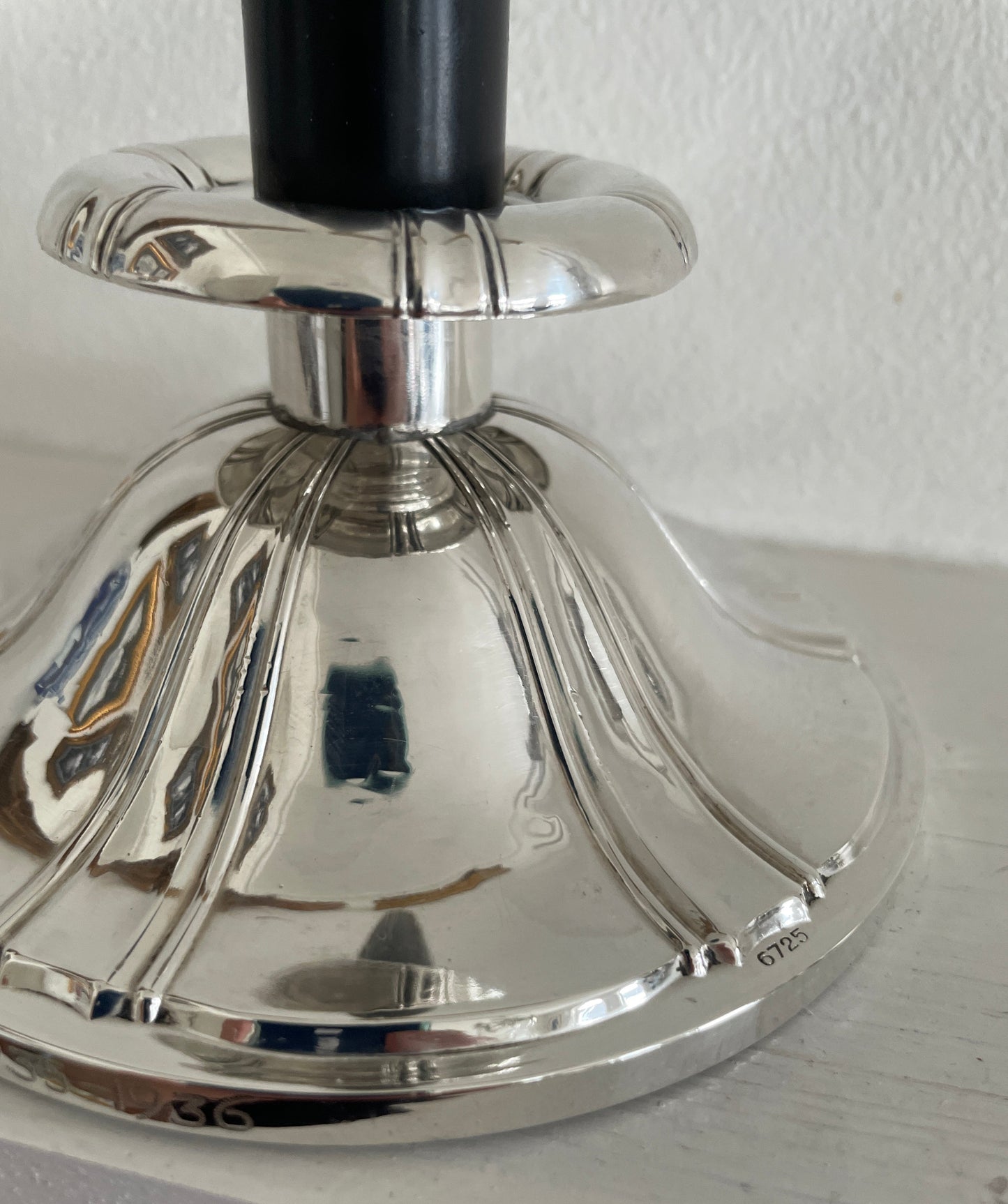 Lysestake lav modell David Andersen stempel
