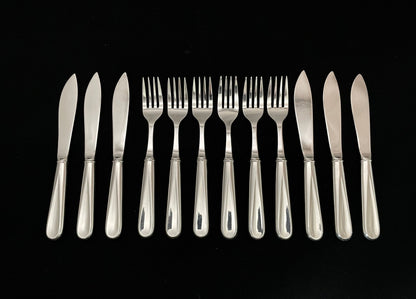 Måne Sølvbestikk Fiskekniv og Fiskegaffel