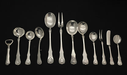 Musling Sølvbestikk serveringsdeler