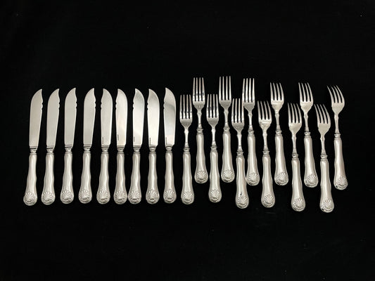 Musling Sølvbestikk Fiskebestikk