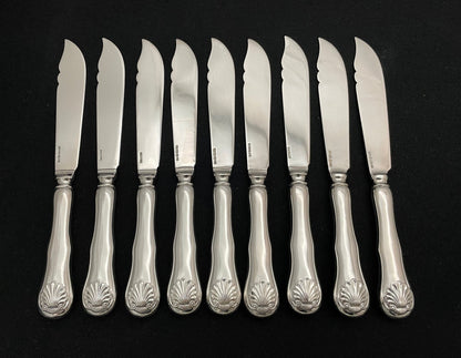 Musling Sølvbestikk Fiskekniv Stempel