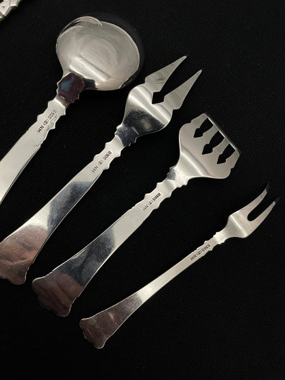 Myrte sølvbestikk serveringsdeler