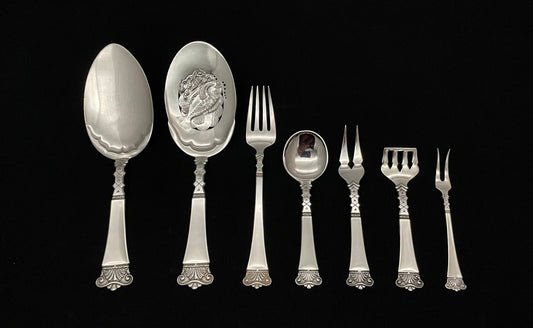 Myrte sølvbestikk serveringsdeler