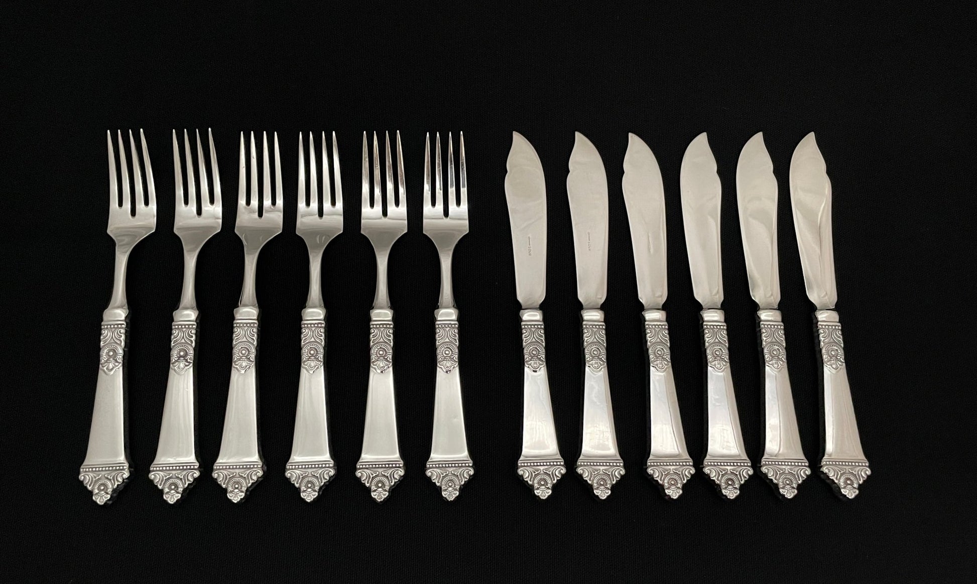 Odel Sølvbestikk Fiskekniv og Fiskegaffel