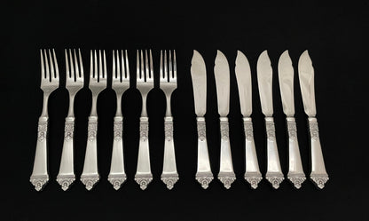 Odel Sølvbestikk Fiskekniv og Fiskegaffel