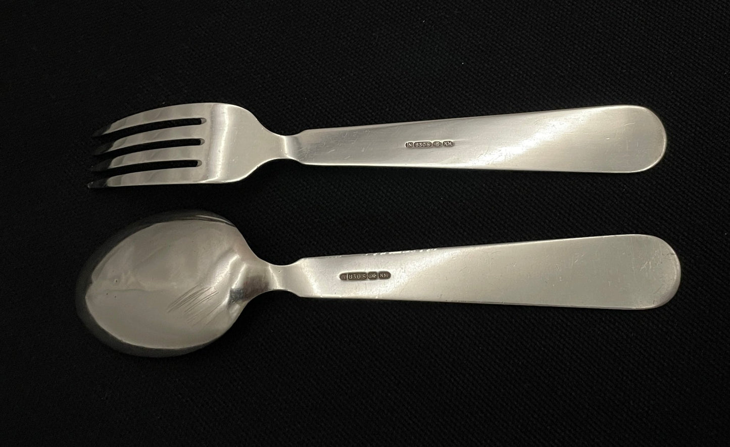 Ole Lukkøye Barne Sølvbestikk Bakside