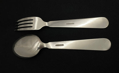 Ole Lukkøye Barne Sølvbestikk Bakside