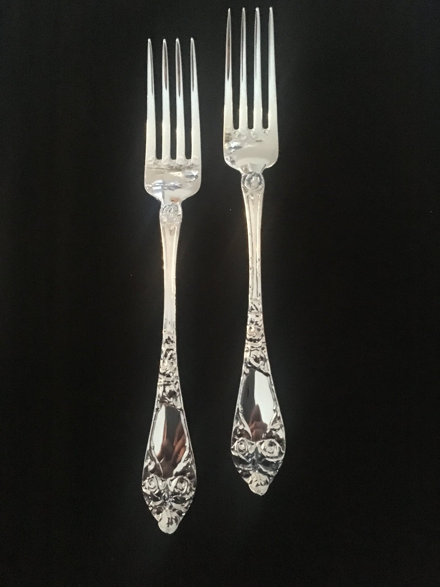 Opphøid Rose Sølvbestikk Gaffel