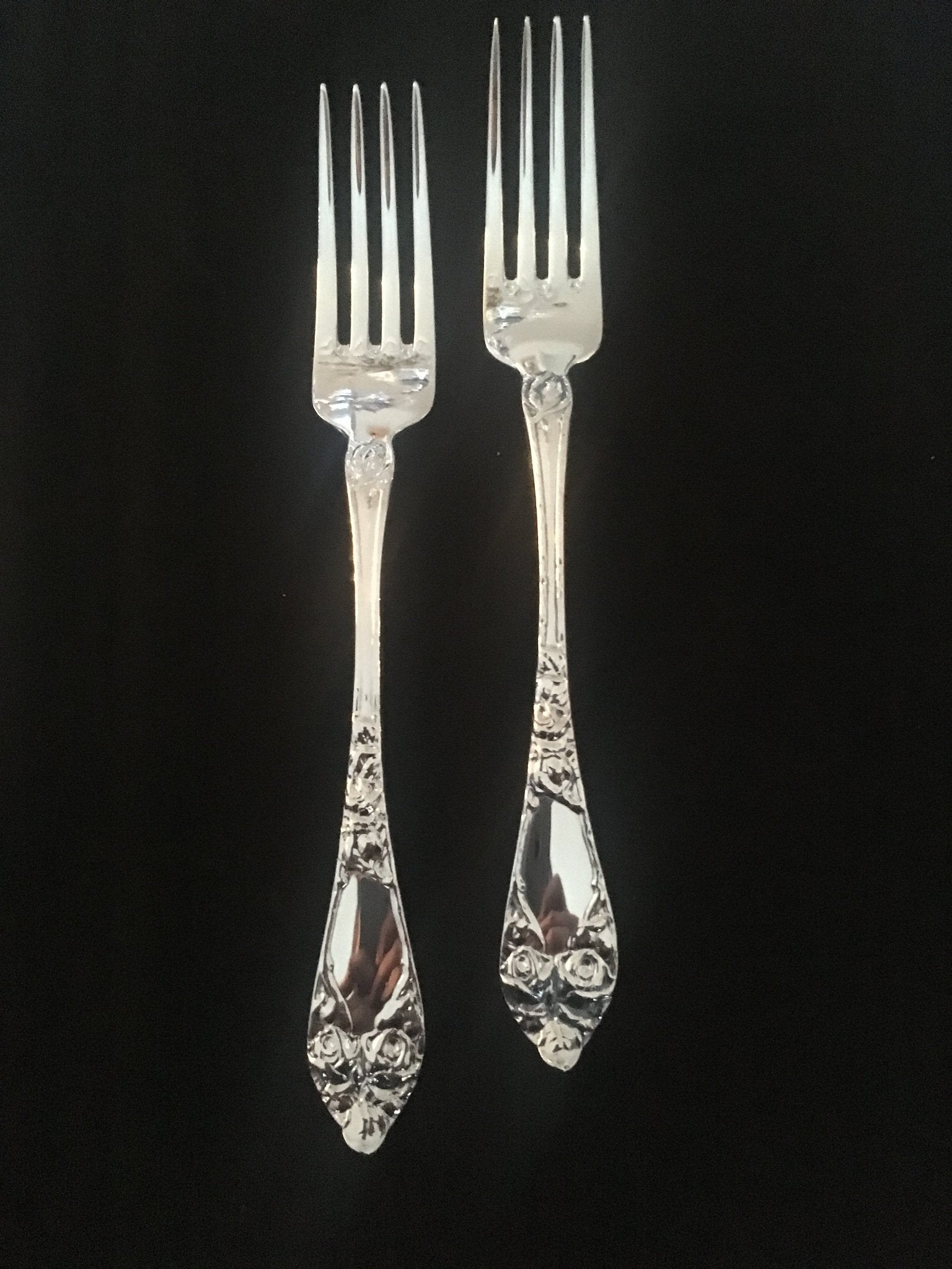 Opphøid Rose Sølvbestikk Gaffel