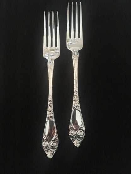 Opphøid Rose Sølvbestikk Gaffel