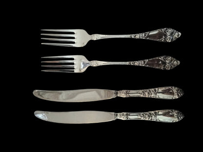 Opphøid Rose Sølvbestikk Spisebestikk