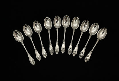 Opphøid Rose Sølvbestikk Stor Dessertskje