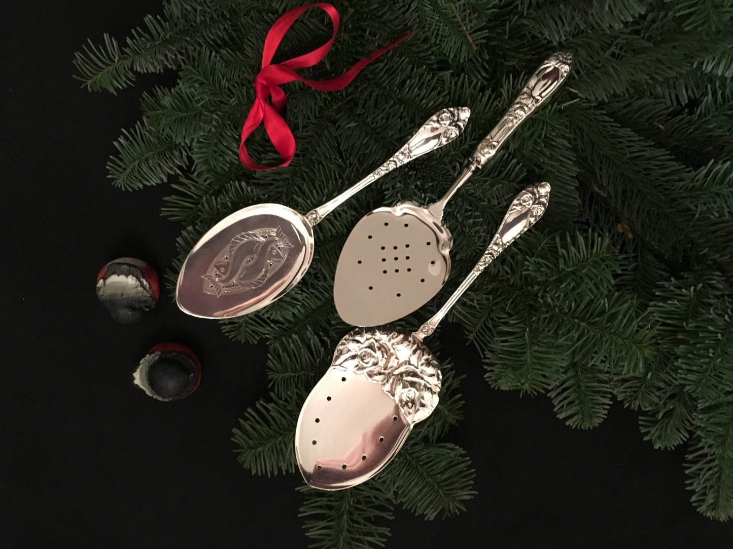 Opphøld Rose sølvbestikk fiskespade