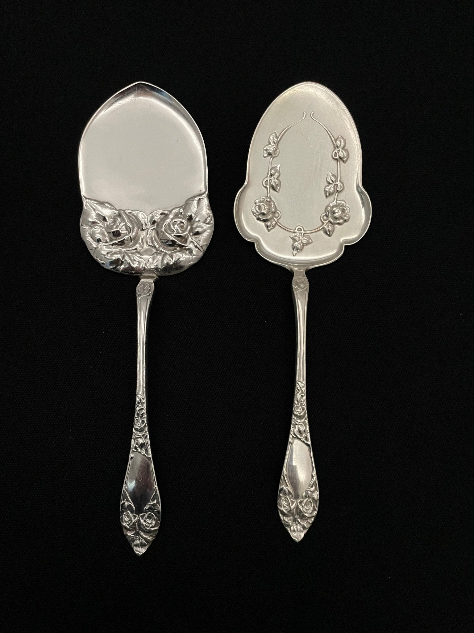 Opphøld Rose sølvbestikk kakespade eldre modell 