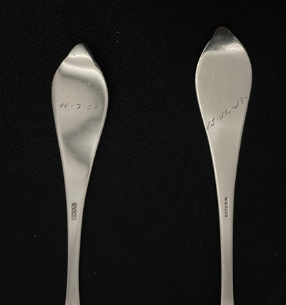 Opphøld Rose sølvbestikk kakespade eldre modell gravering