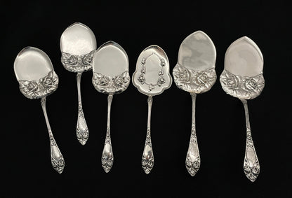 Opphøld Rose sølvbestikk kakespade eldre modell samlebilde