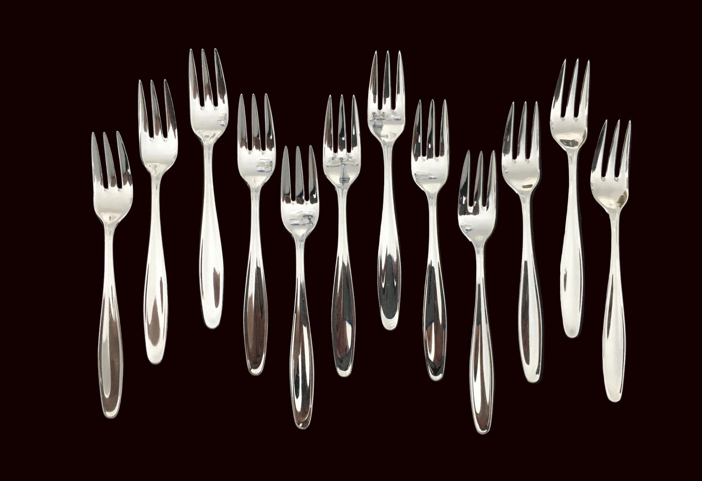 Oseberg Sølvbestikk Kakegaffel