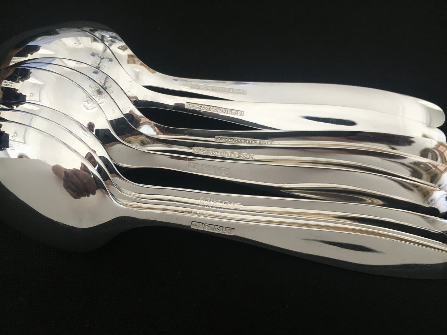 Oseberg Sølvbestikk Skje Bakside