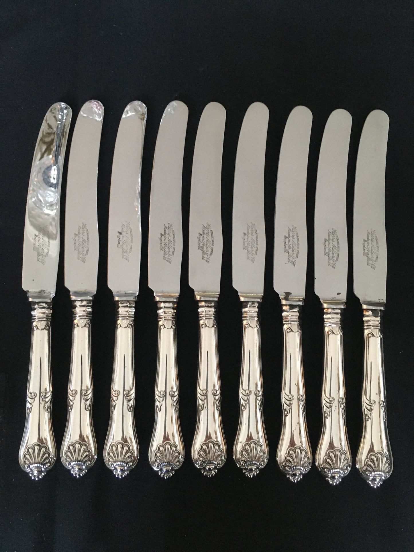 Queens Pattern Kniv Sølvbestikk