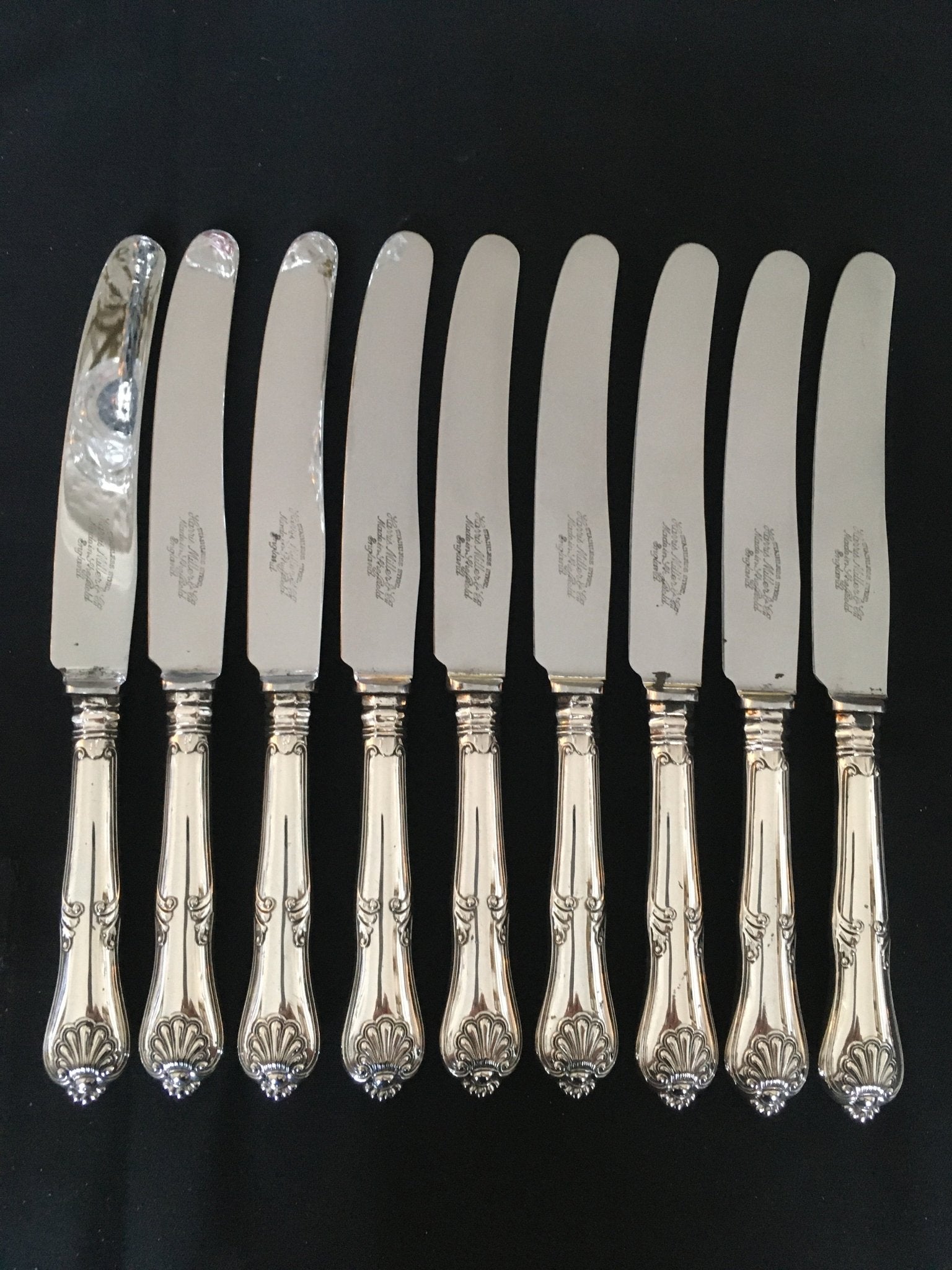 Queens Pattern Kniv Sølvbestikk