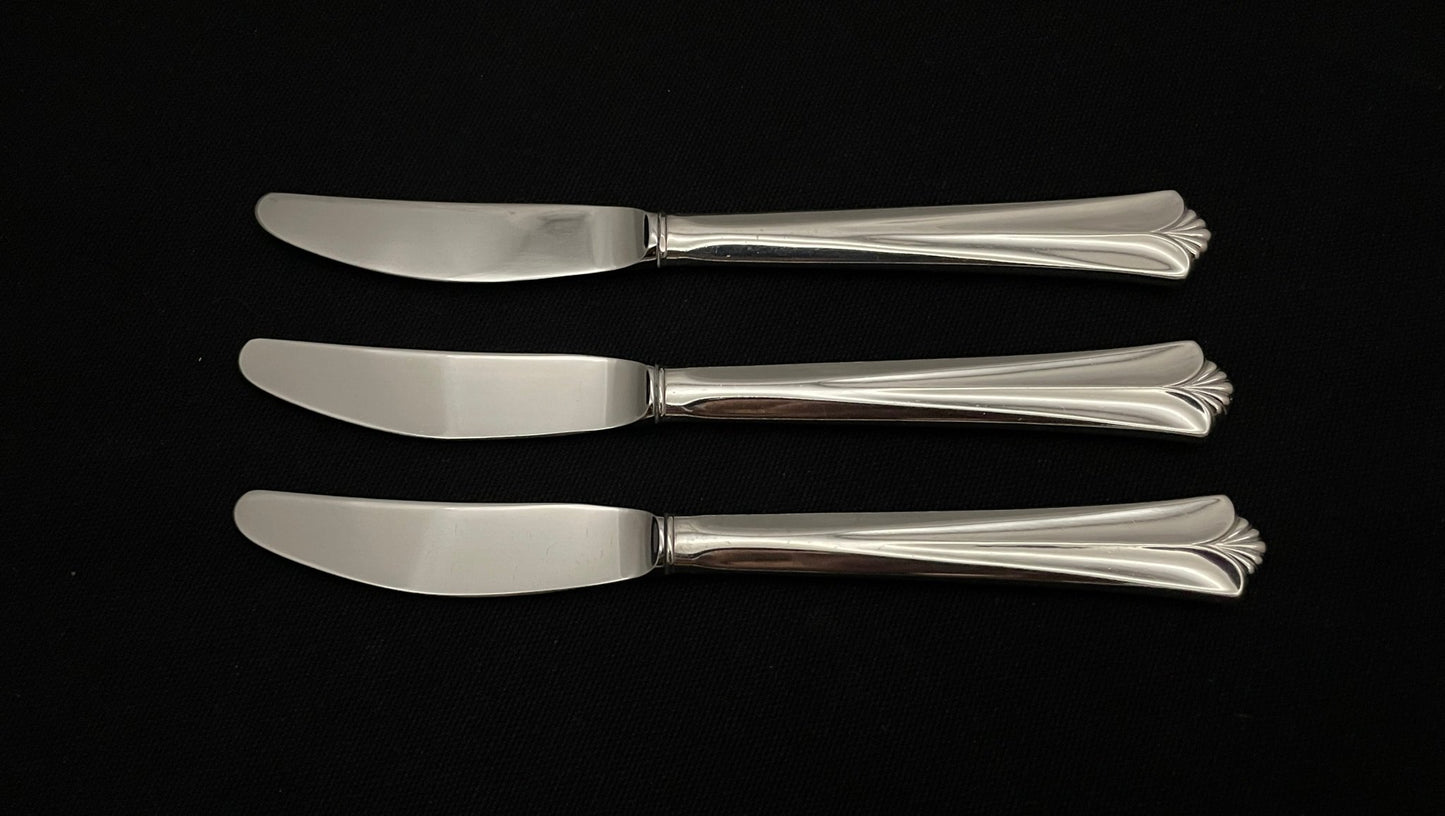 Rådhus med vifte Slvbestikk kniv med langt skaft