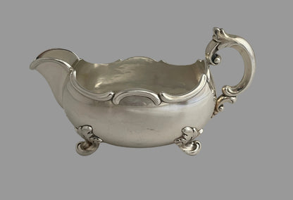 Rococo sølv fløtemugge 830s Th Marthinsen