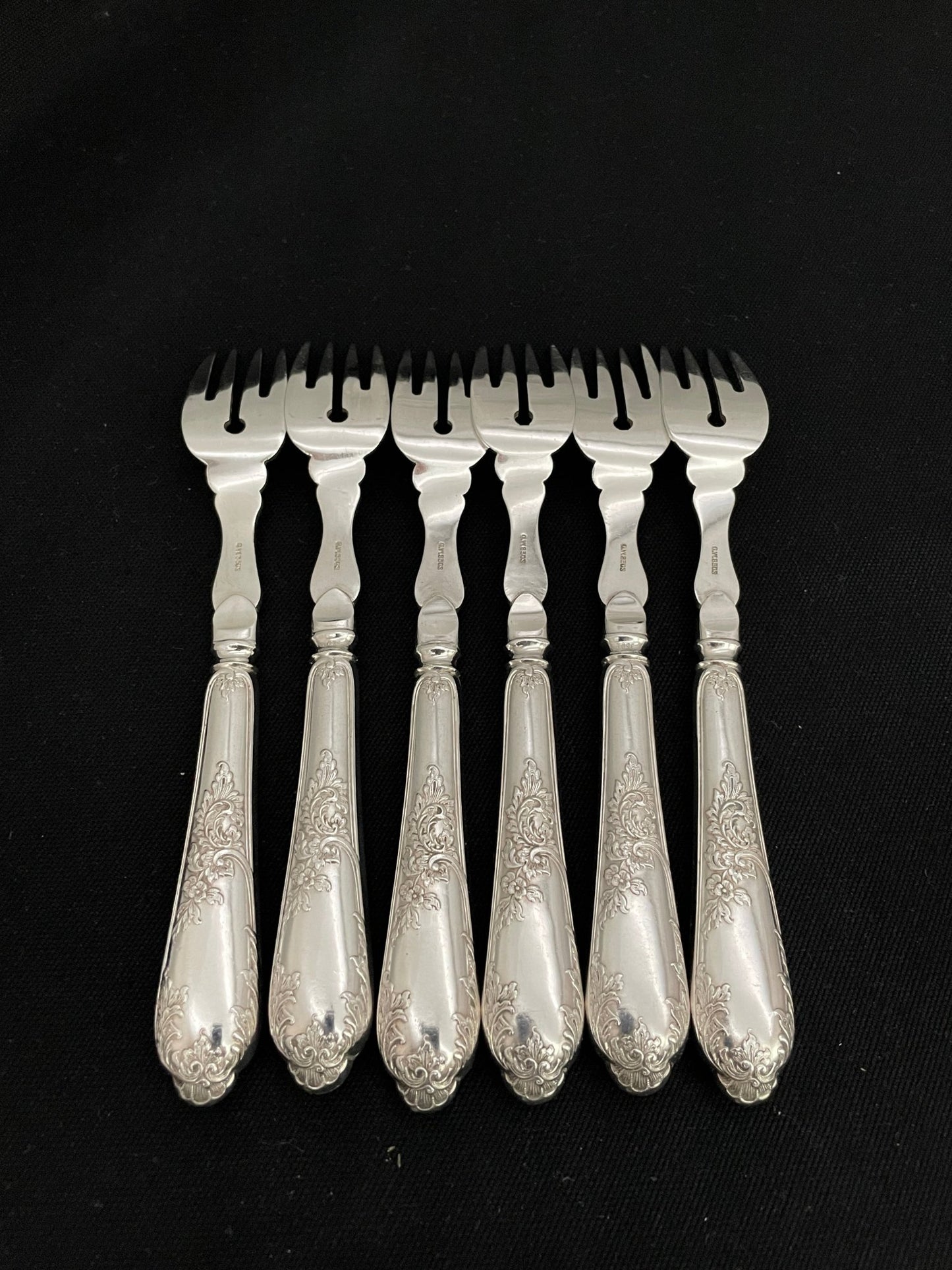 Rokokko Sølvbestikk Fiskegaffel