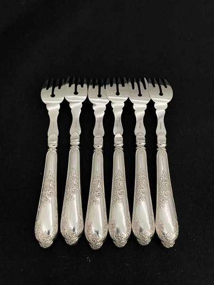 Rokokko Sølvbestikk Fiskegaffel