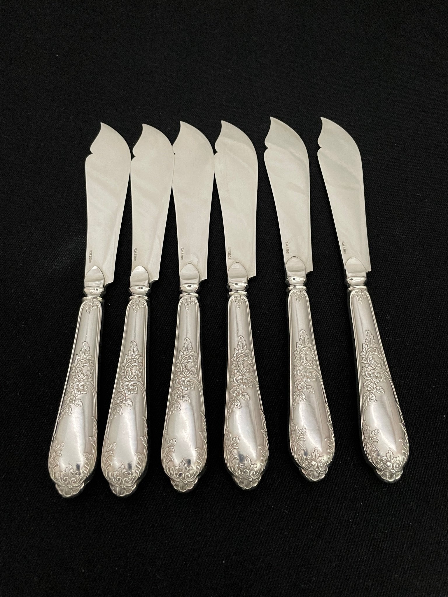 Rokokko Sølvbestikk Fiskekniv