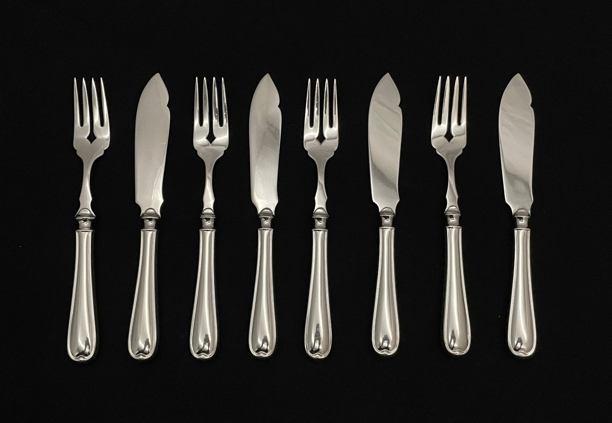 Rosendal Sølvbestikk Fiskekniv og Fiskegaffel