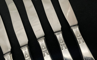 Saga sølv kniv stempel