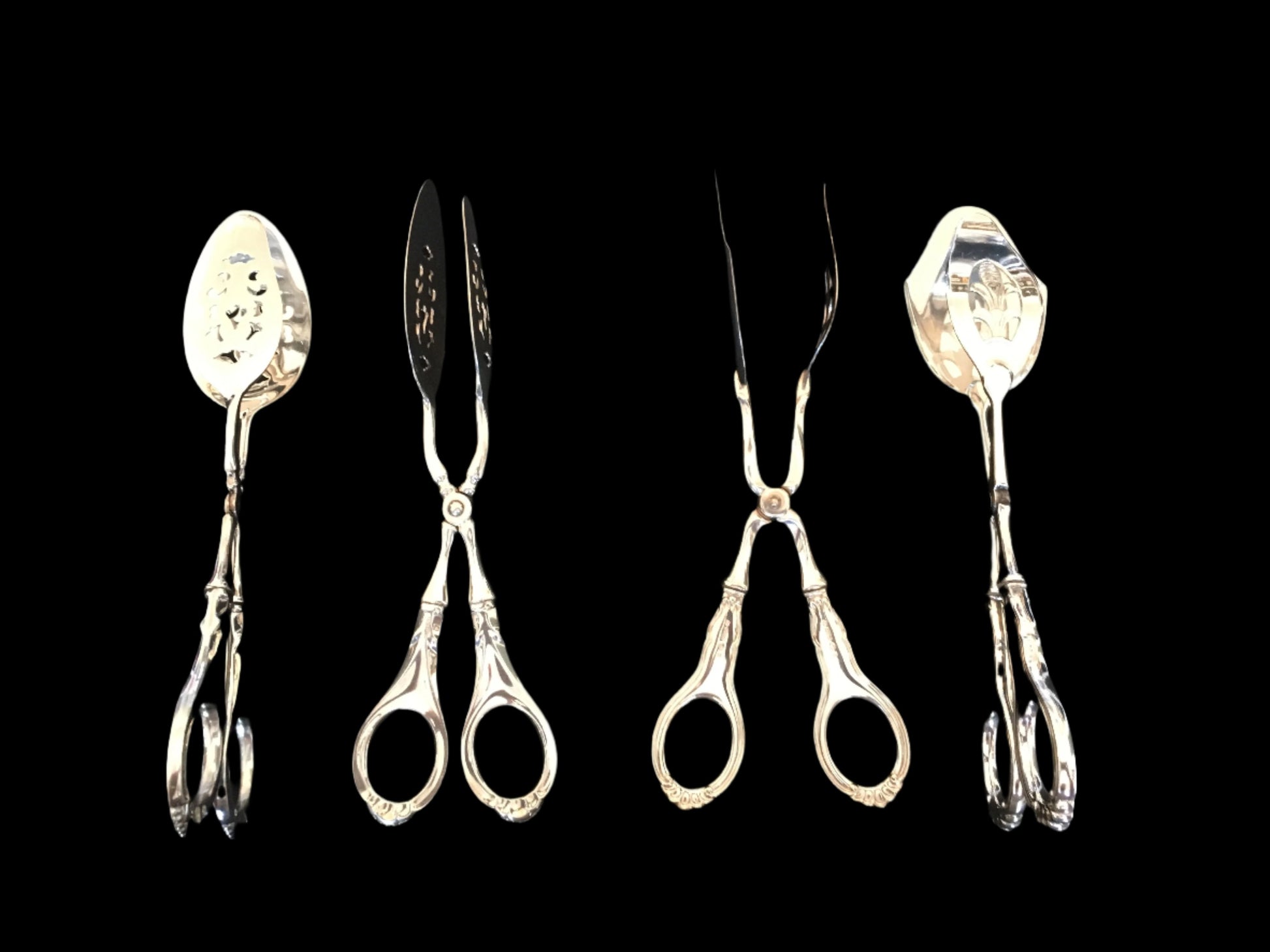 Sølv kakeklype eller smørbrødklype