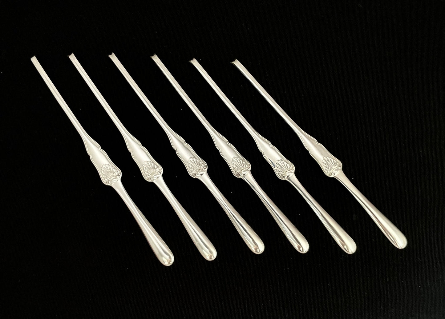 Sølv hummergaffel skalldyrgaffel Th Marthinsen