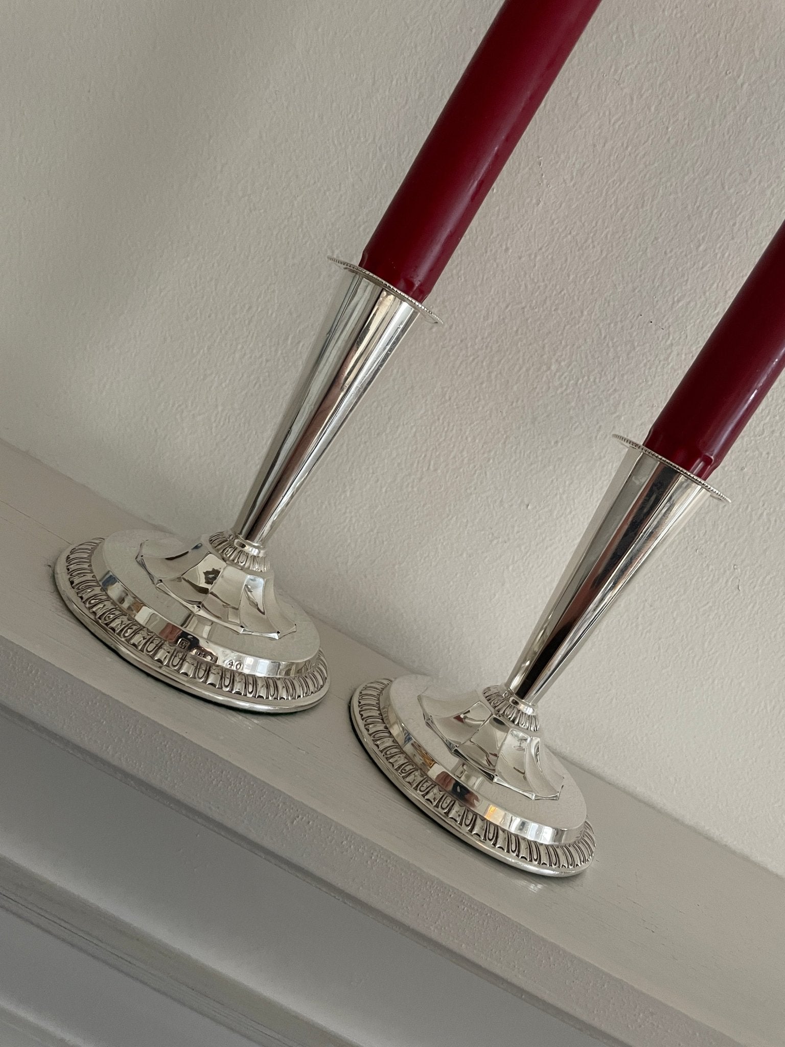 Sølv lysestaker 925s av Tostrup