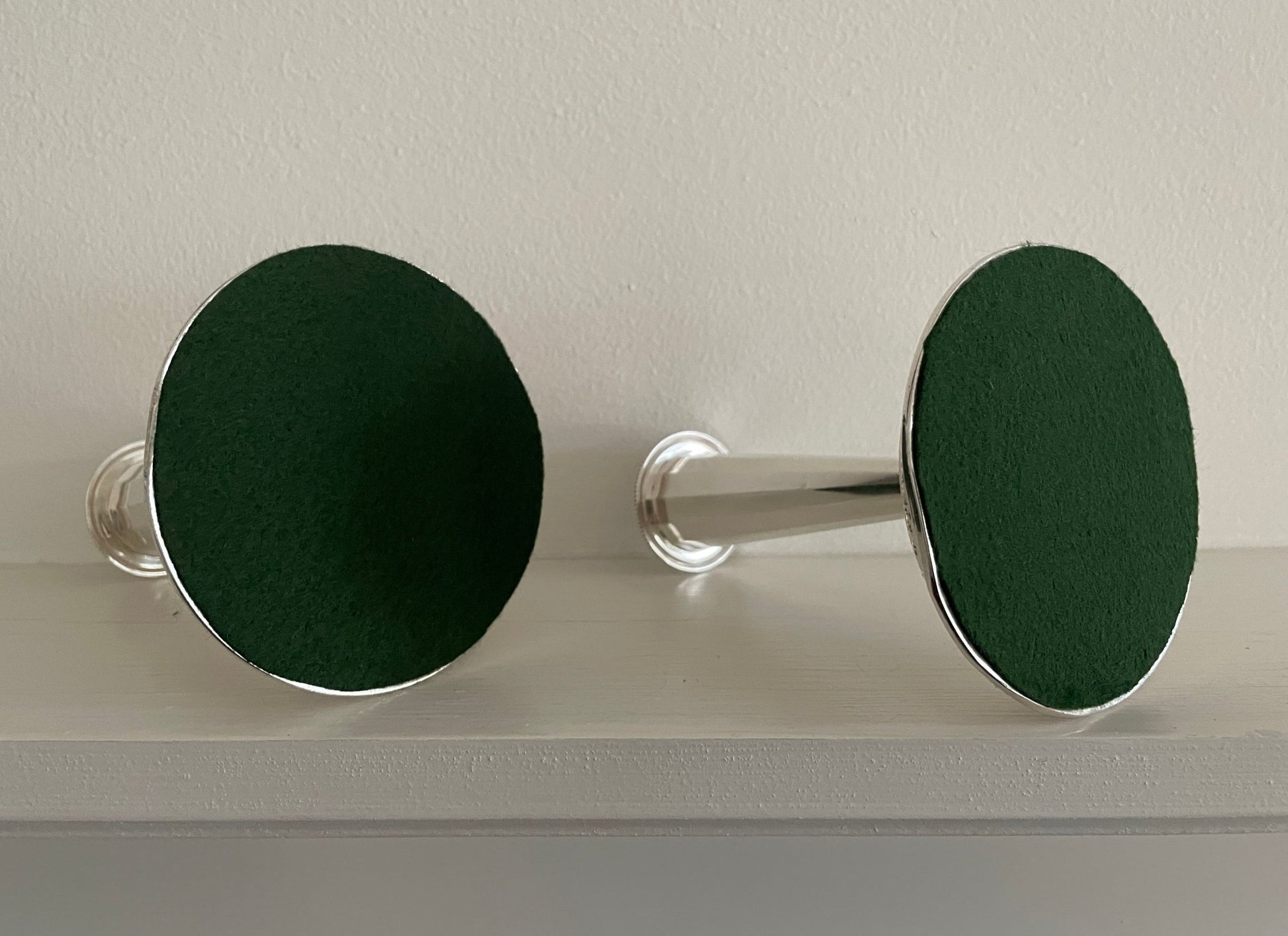 Sølv lysestaker 925s av Tostrup bakside