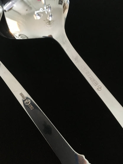 Tele Sølvbestikk Serverings skje bakside