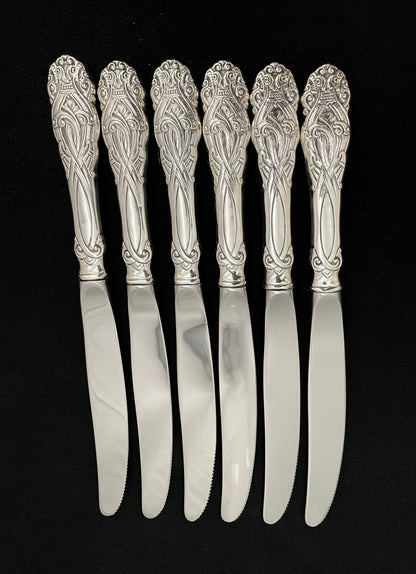 Ukjent Drage Sølvbestikk Kniv