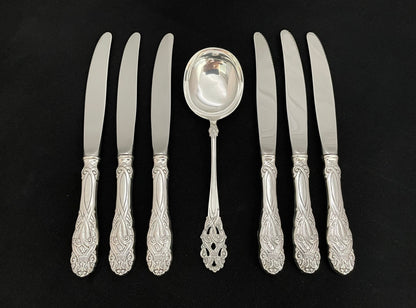 Ukjent Drage Solvbestikk Potetskje og Kniv