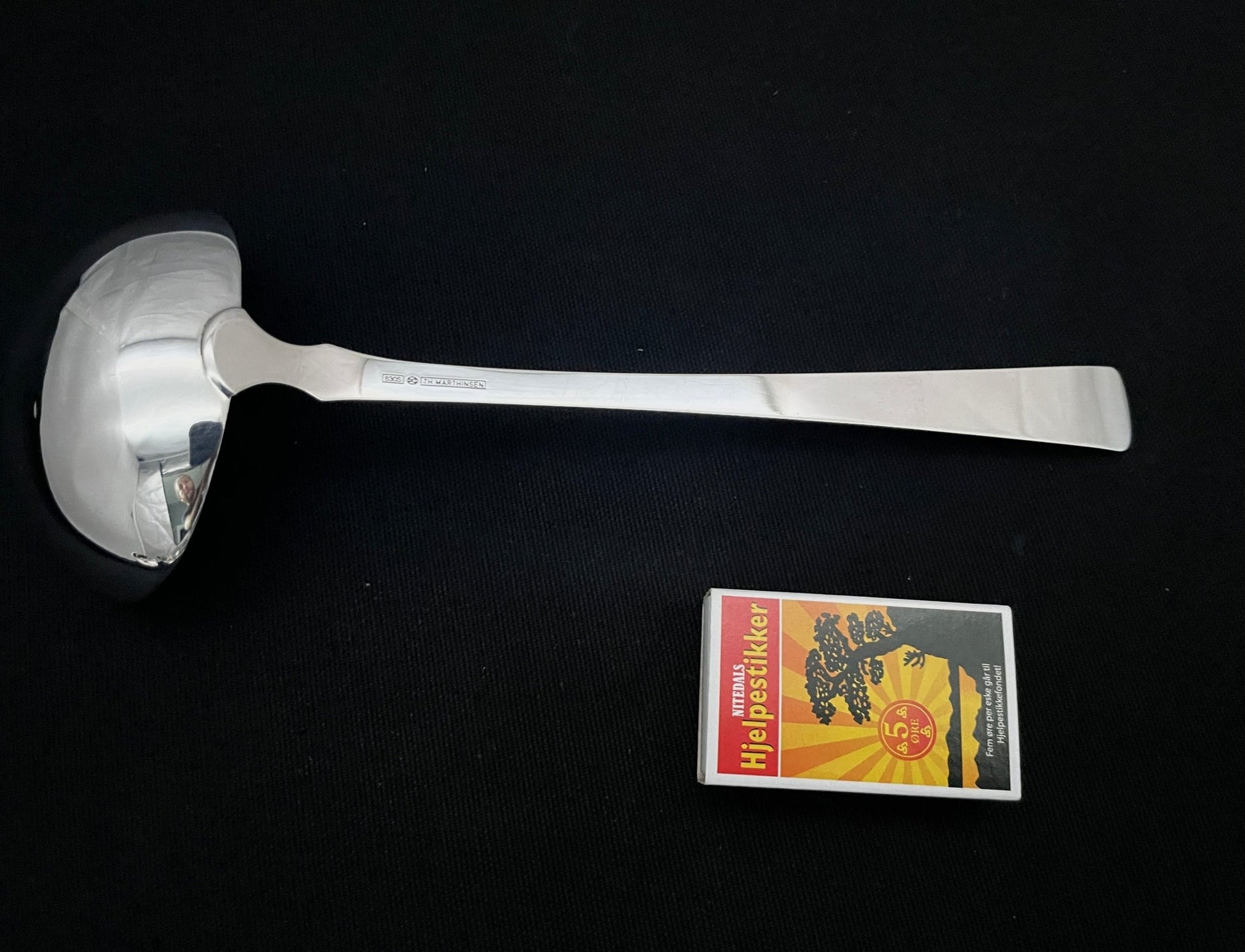 Bankett Sølvbestikk Suppeøse Bakside