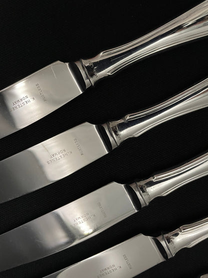 Bergensk Riflet Sølvbestikk Kniv